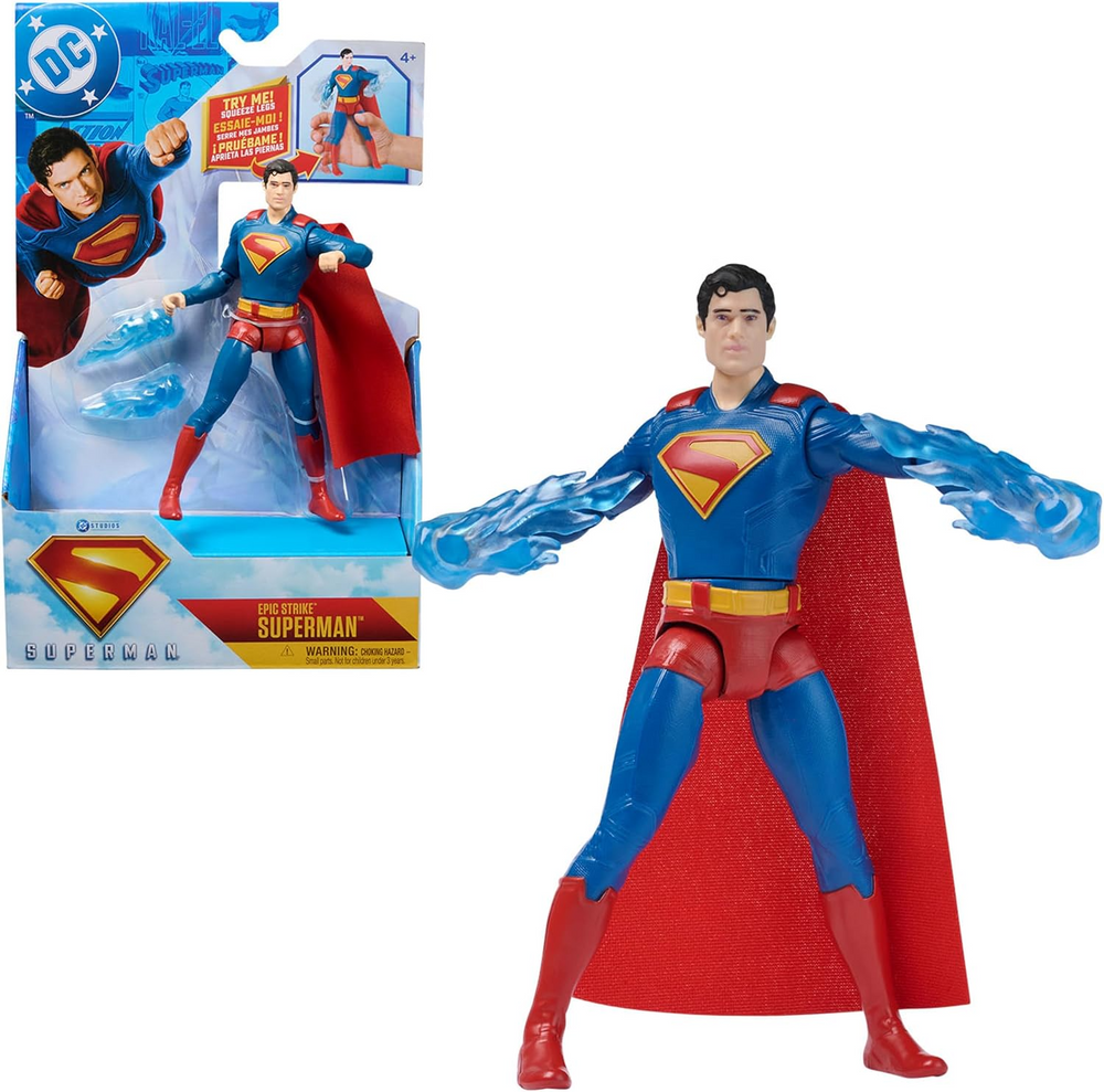 Dc Superman Movie Fig 6" Feature Battle. asst by DC Superman for kids - toys