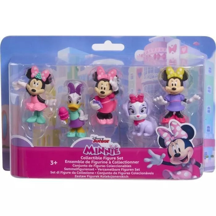 Disney-5 Pack Figures Deluxe Packaging-Dolls & Accessories-Minnie Mouse-886144898549