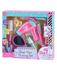 PLAYGO GLAM HAIR STYLING SET B/O - 8 PCS *
