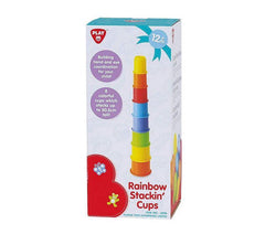 PLAYGO RAINBOW STACKIN' CUPS - 10 PCS