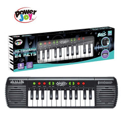 P.Joy Music Keyboard 24Keys W/Mic B/O-GIFTS & NOVELTIES-P.JOY-