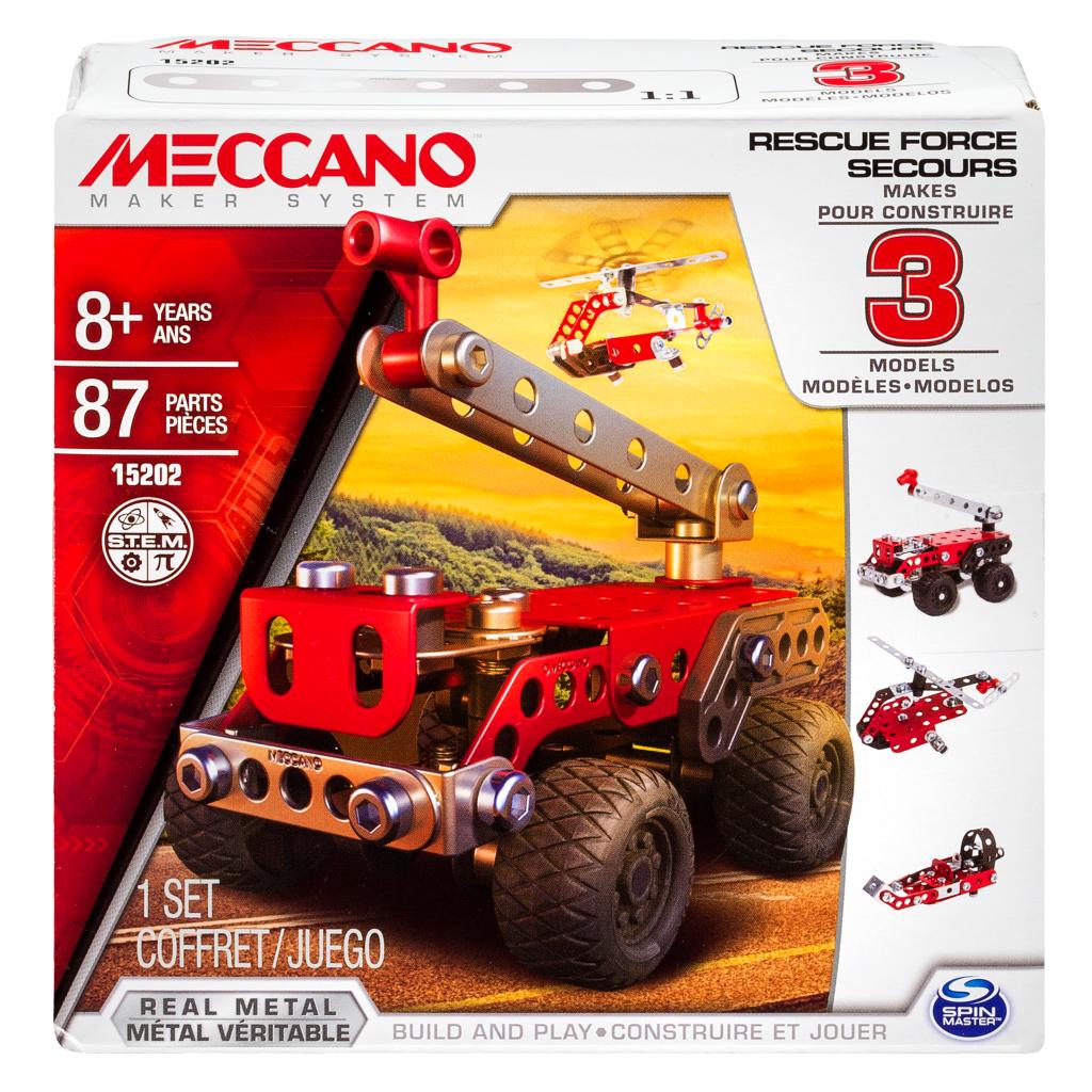 Mec 3 Model Set - Rescue Force-BLOCKS-Meccano-778988138496