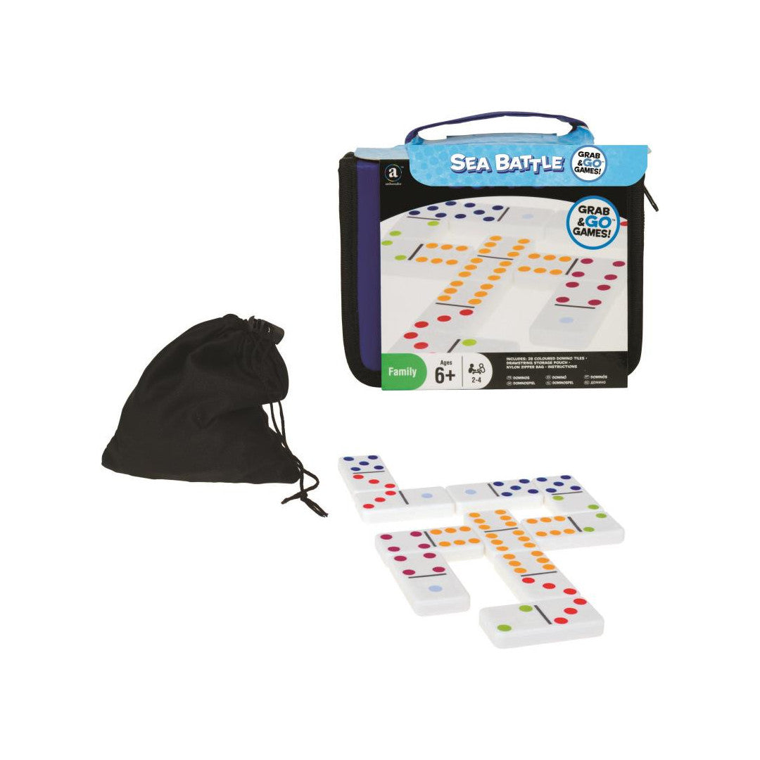 Grab & Go Games! - Travel Dominoes-Merchant Ambassador-4897049302013