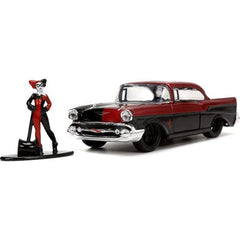 Jada - Harley Quinn 1957 Chevy Bel Air 1:32-Cars & Vehicles-Jada-4006333081385