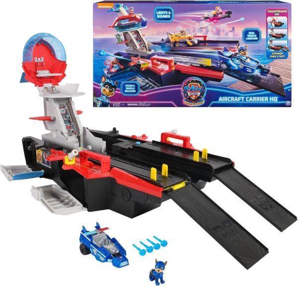 Paw Patrol Movie2 Aircraft Carrier Hq-ACTION FIGURES & PLAYSETS-Paw Patrol-778988486245