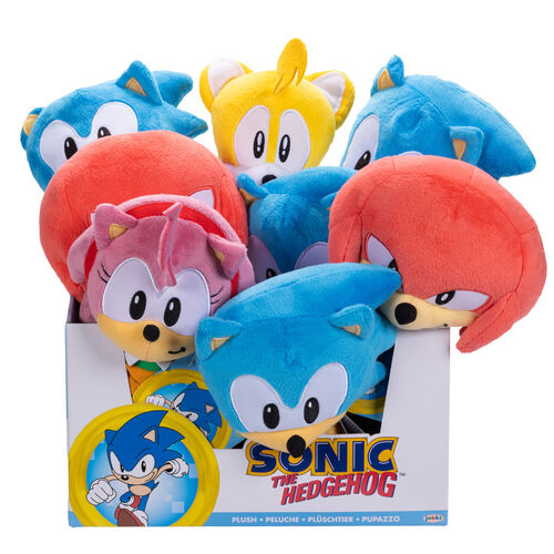 Sonic Basic Plush 9" Wave #11 Asst. 4(Assorted - Includes 1)-ACTION FIGURES & PLAYSETS-Sonic The Hedgehog-192995423220