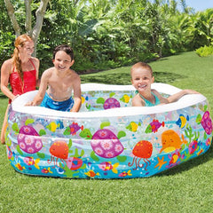 Intex Ocean Pattern Hexagonal Pool