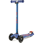 Maxi Micro Deluxe With T- Bar (Blue)-Ride-On & Scooters-Micro-7640108560759