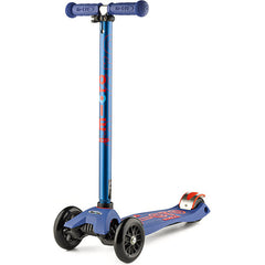 Maxi Micro Deluxe With T- Bar (Blue)-Ride-On & Scooters-Micro-7640108560759