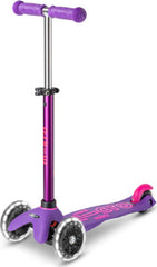 Mini Deluxe Led Purple Pink-Ride-On & Scooters-Micro-7630053550400
