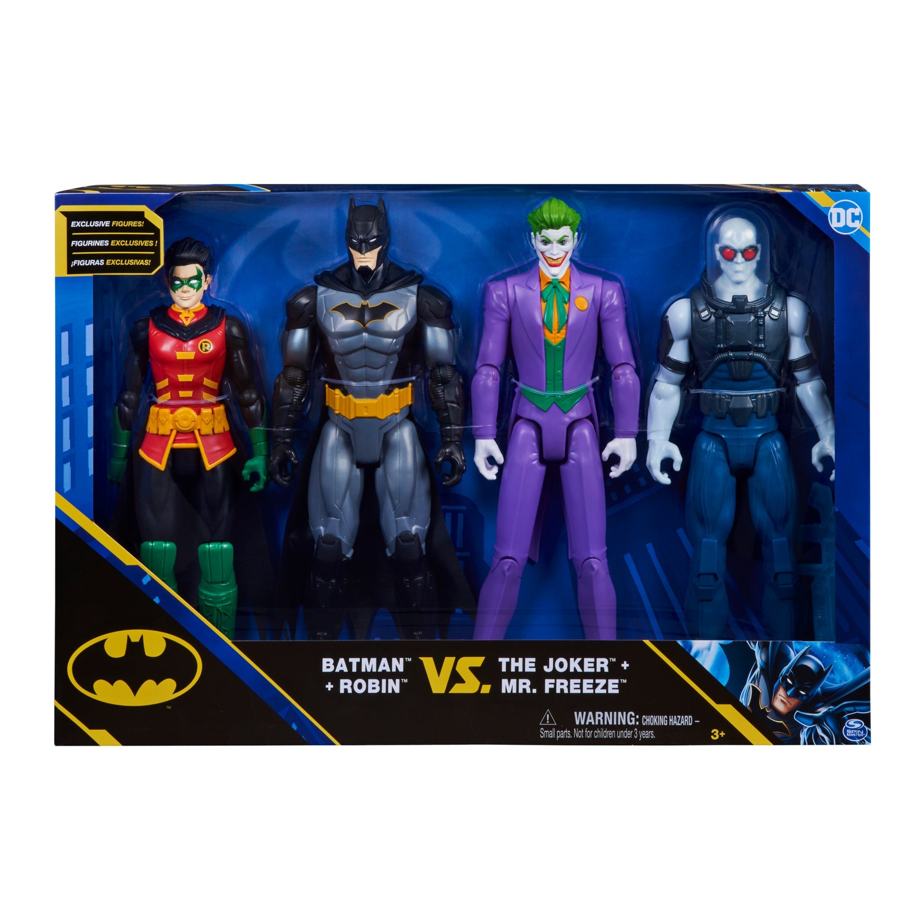 Dc Batman Fig. 12" 4-Pk-ACTION FIGURES & PLAYSETS-DC Batman-
