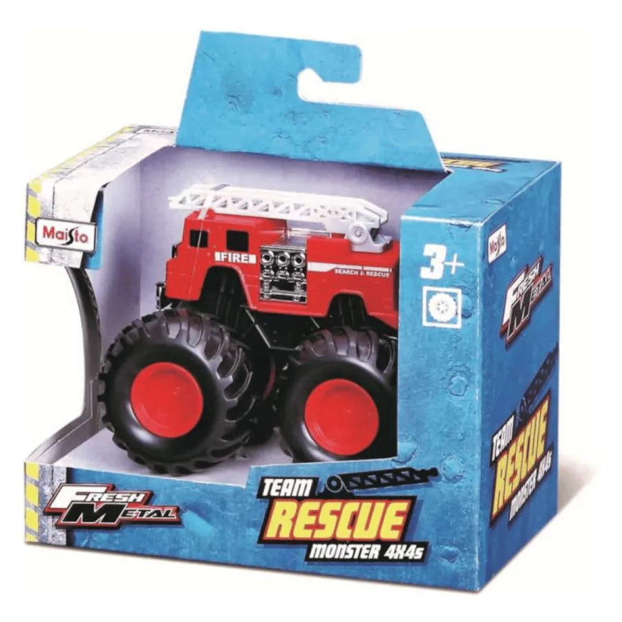 Fm Rescue Monster (J Hook Open Touch Box)-Maisto-90159113850