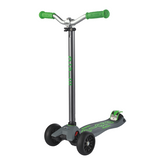 Maxi Micro Deluxe Pro Grey/Green-Ride-On & Scooters-Micro-7630053529574