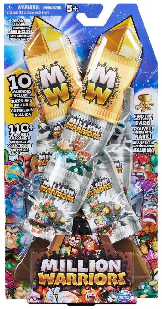 Million Warriors Warrior Pack Fig Asst(Assorted - Includes 1)-ACTION FIGURES & PLAYSETS-Million Warriors-778988375891