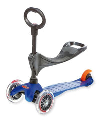 Mini Micro 3In1 Classic Blue-Ride-On & Scooters-Micro-7640108564382