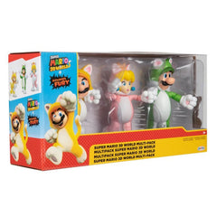 Nintendo 4" 3D World Multi Pack-ACTION FIGURES & PLAYSETS-World of Nintendo-192995410411