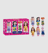 P.Joy Leila Princess Mini Sisters 4In1 - Dolls & Accessories - P.JOY - Shop in Bahrain