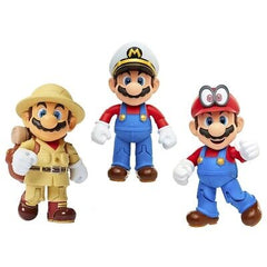 Nintendo 4" Odyssey 3-Pack-ACTION FIGURES & PLAYSETS-World of Nintendo-192995406537