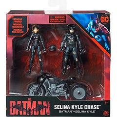 Dc Batman Movie Selina Kyle Bike W/2 4" Figs-ACTION FIGURES & PLAYSETS-DC Batman-778988368411