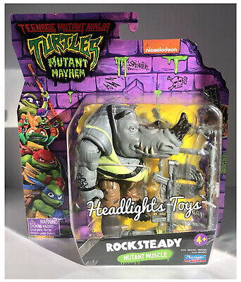 Tmnt Rocksteady Mutant Muscle Basic Figure-TMNT-43377832935