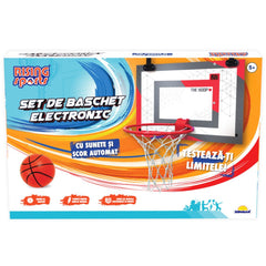Electronic Basketball Set (Board 17 Inch)
3 x AAA Batteries (Not Included Battery) (Modify Box Size 44x29x7.0cm)