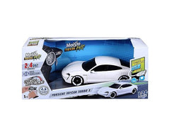 1:24 RC Premium - Porsche Taycan Turbo S - 2.4 GHz (USB rechargeable) 35M control range, 45 Min charge time, pistol controller