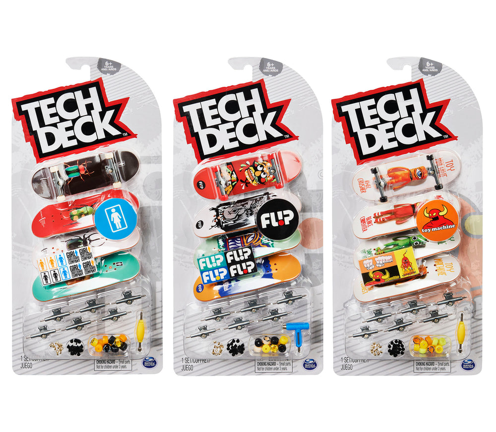 Tech Deck 4-Pack Multipack(Assorted - Includes 1)-GIFTS & NOVELTIES-Tech Deck-778988192092