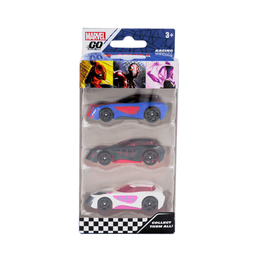 Marvel Go Racing W4 3Pack 3-Cars & Vehicles-MARVEL-
