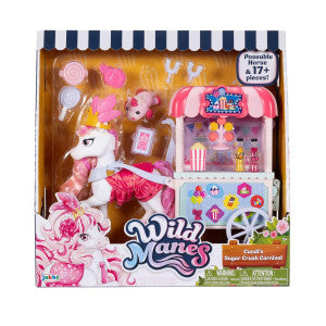 Wild Manes Horse & Cart Sets Asst. 4(Assorted - Includes 1) by Wild Manes for kids - cars