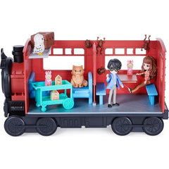 Spin Master Wizarding World Harry Potter, Magical Minis Hogwarts Express Train Toy Play 6064928-Dolls & Accessories-Wizarding World-778988432266