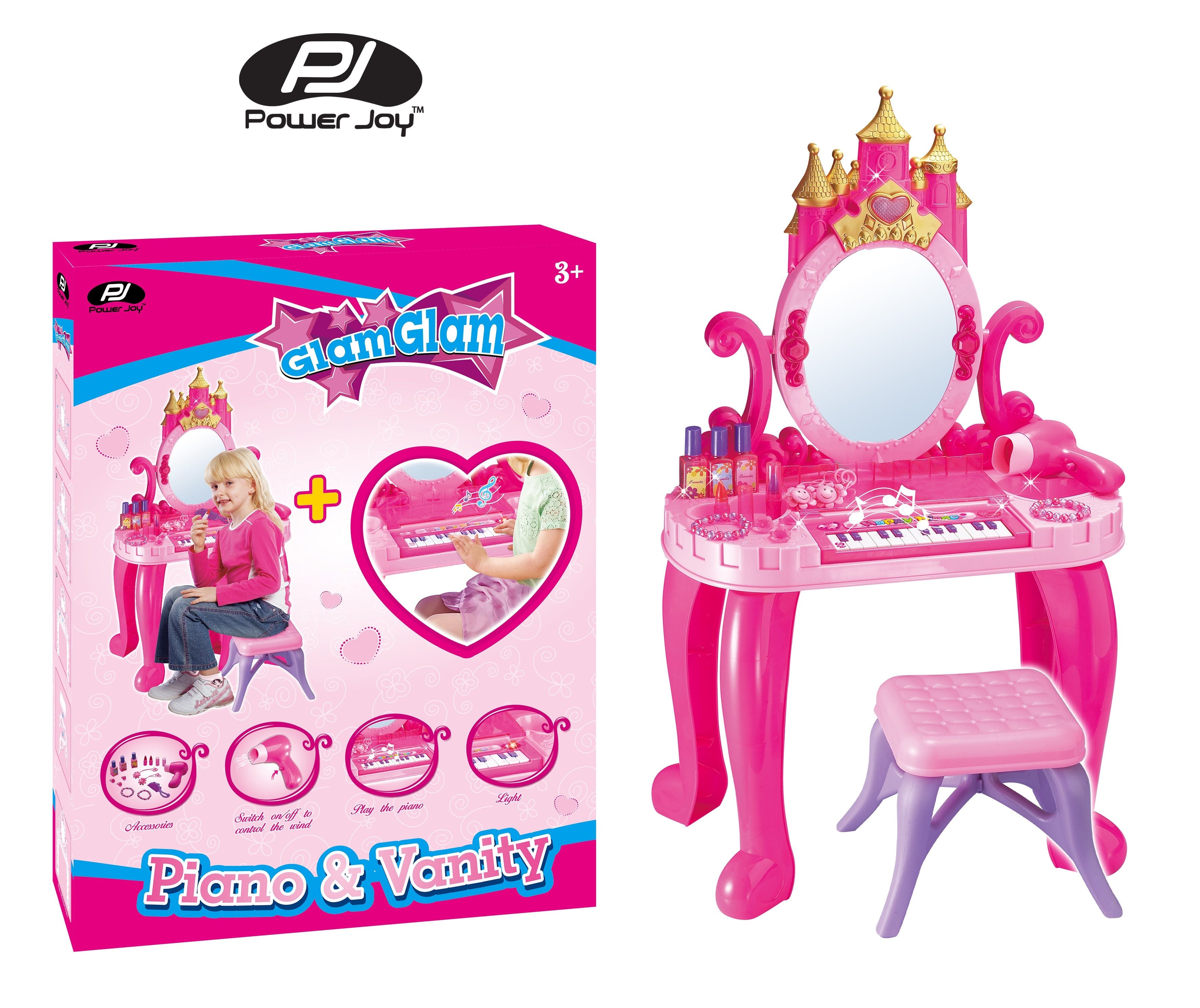 P.JOY GLAMGLAM PIANO & VANITY SET B/O Default Title