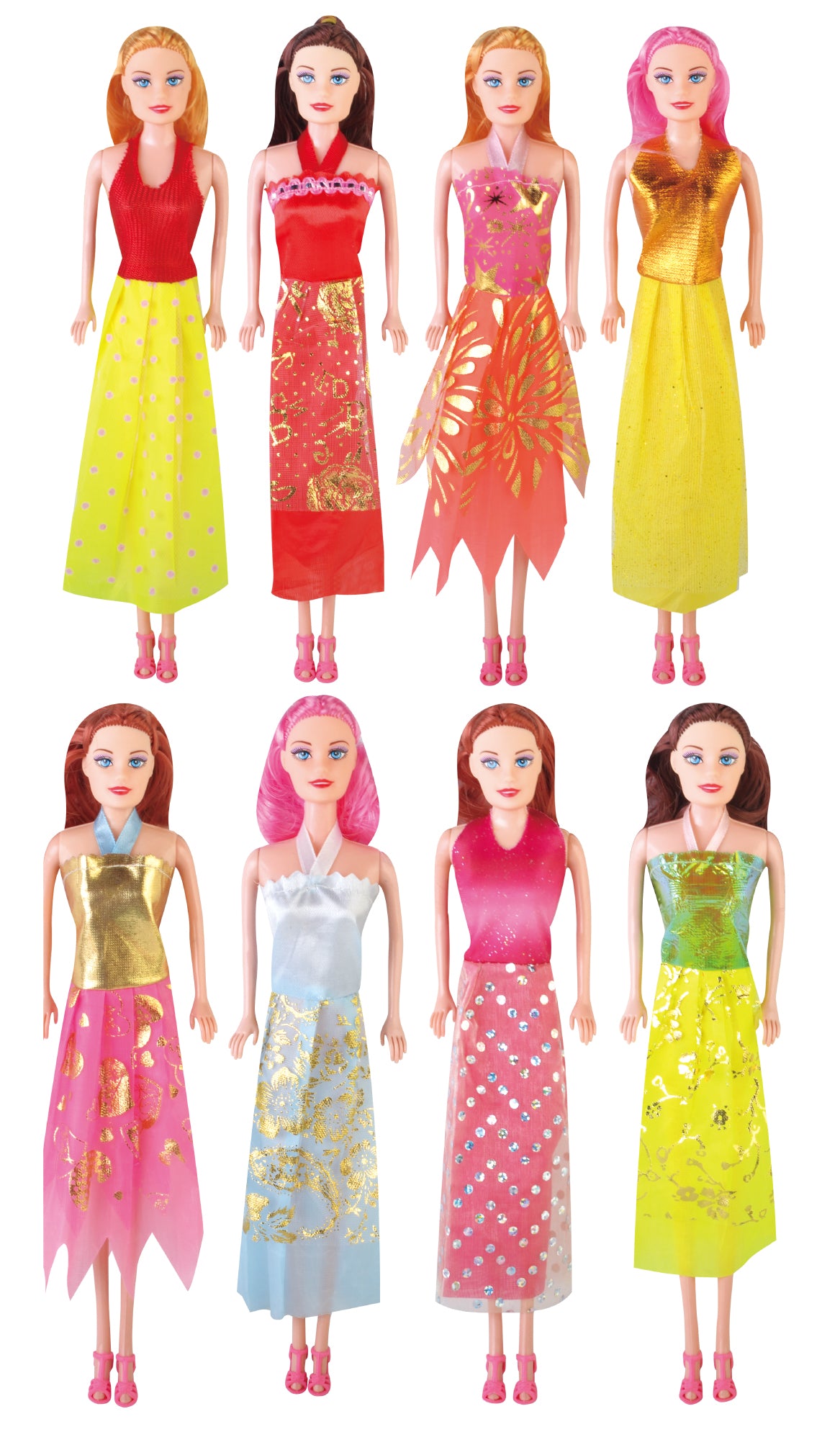 P.JOY LEILA FASHION DOLL 4IN1 ASST Default Title