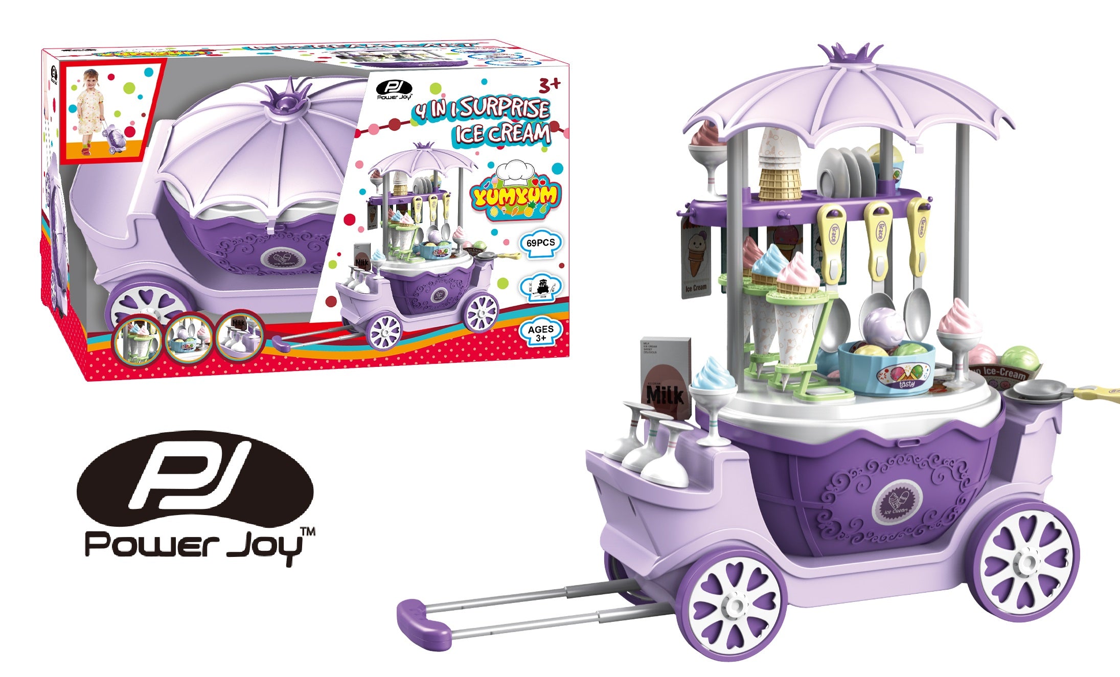 P.JOY YUMYUM SURPRISE ICECREAM 4IN1 Default Title