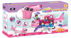 P.JOY PLAYHOME AIRPLANE PLAYSET W/2DOLLS Default Title