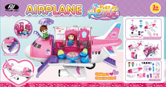 P.JOY PLAYHOME AIRPLANE PLAYSET W/2DOLLS Default Title