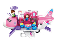 P.JOY PLAYHOME AIRPLANE PLAYSET W/2DOLLS Default Title