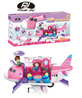 P.Joy Playhome Airplane Playset W/2Dolls - Dolls & Accessories - P.JOY - Shop in Bahrain