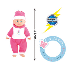 P.JOY BABY CAYLA TROLLEY W/DOLL 36CM Default Title