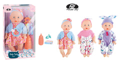 P.JOY BABY CAYLA 31CM DRINK SET B/O ASST Default Title