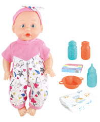 P.JOY BABY CAYLA 31CM HONEY SET B/O ASST Default Title