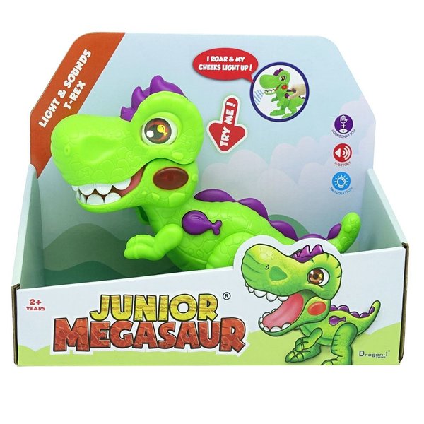 Megasaur Junior Light & Sound 3 Astd-MEGASAUR