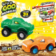 Heros Of Goo Jit Zu Goo Mobiles Versus Smash Pack - Turbo Tygor Vs Rumble Rockjaw-Goo Jit Zu-630996426746