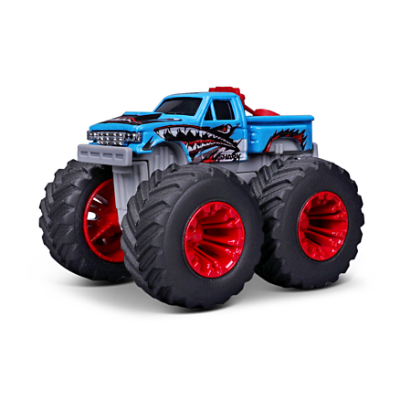 Dirt Monster Asst. (free wheeling action, oversized rubber monster truck tires, wild graphics)