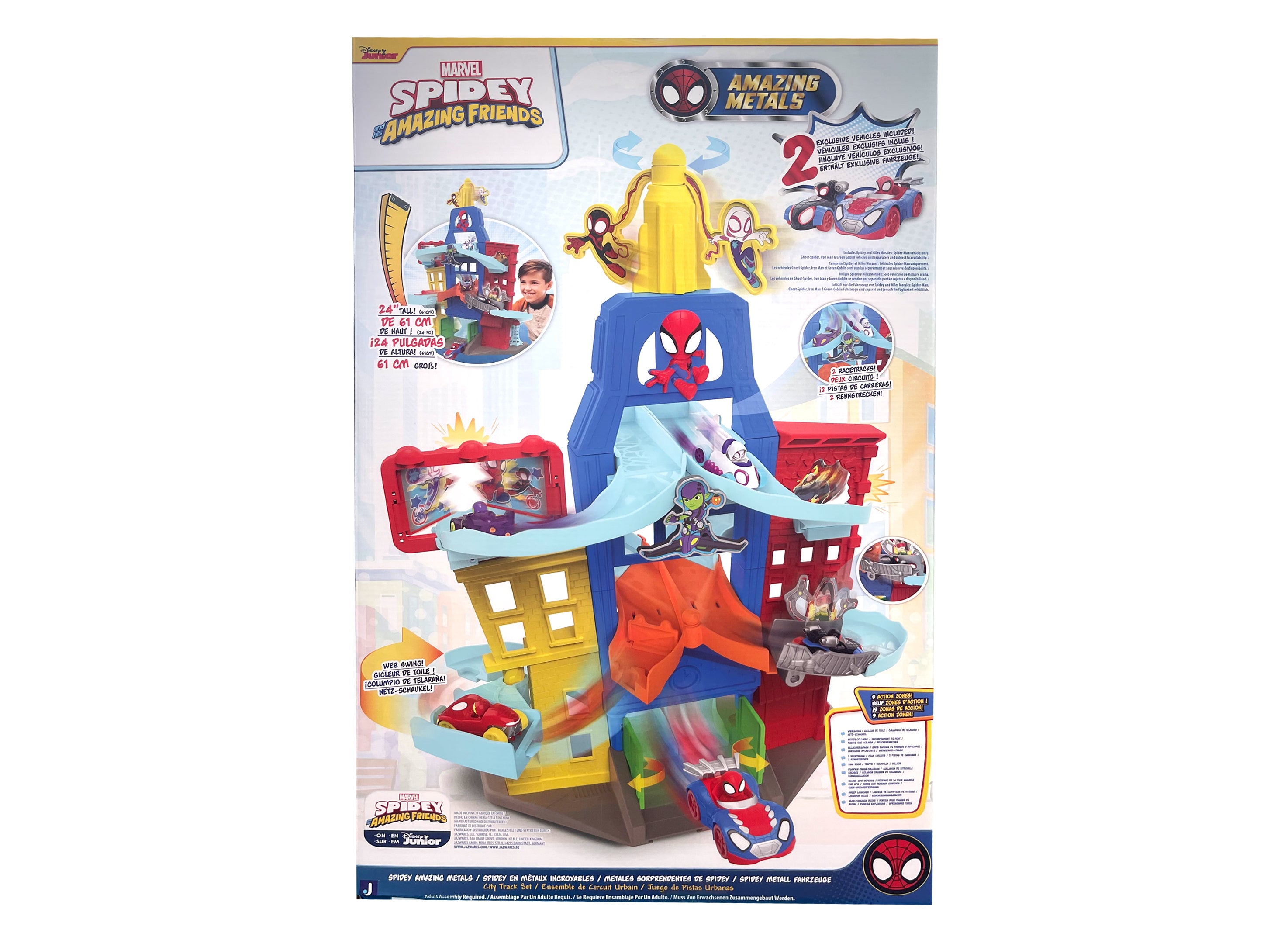 SPIDEY N FRIENDS CITY TRACK SET