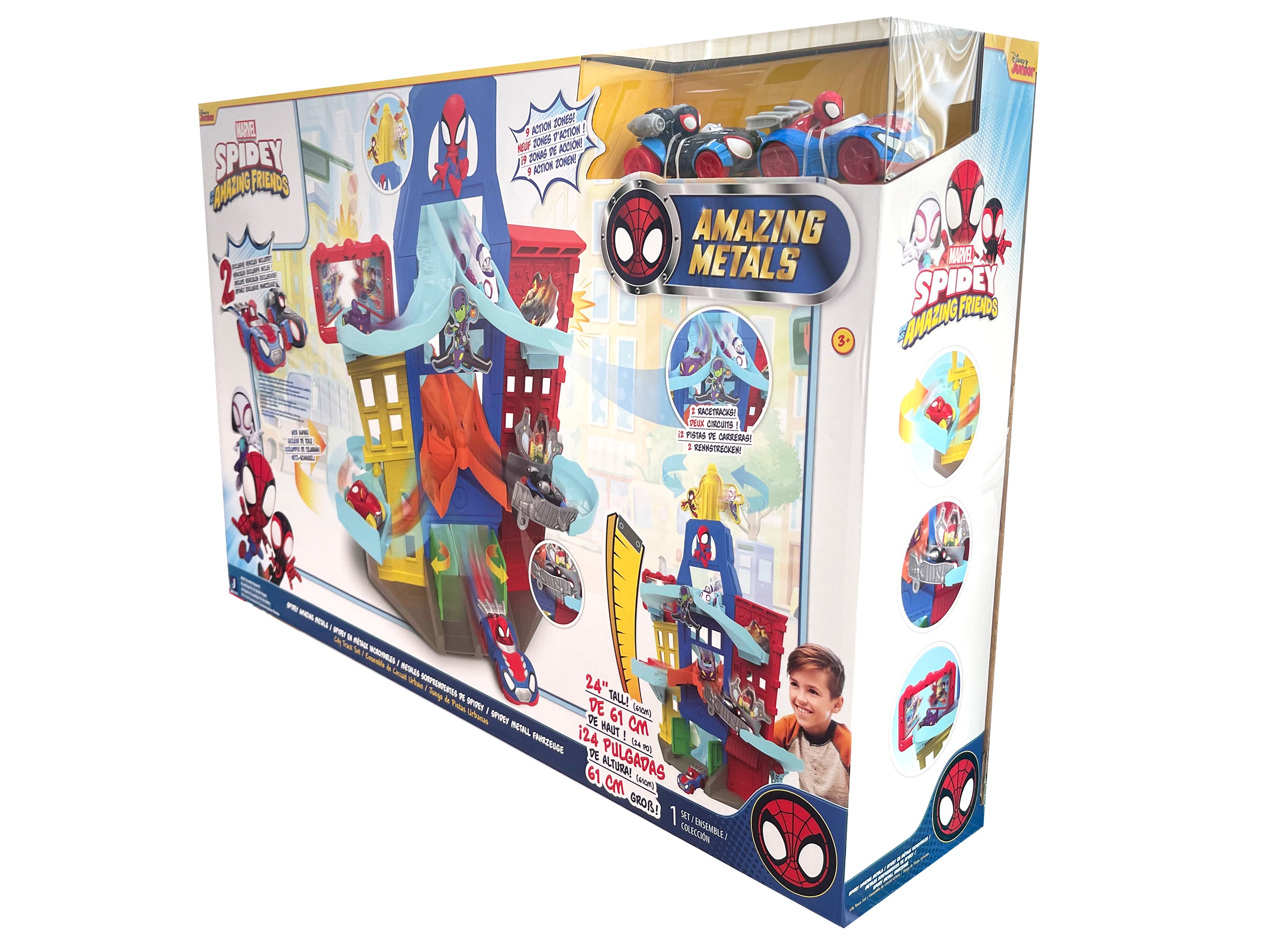 SPIDEY N FRIENDS CITY TRACK SET