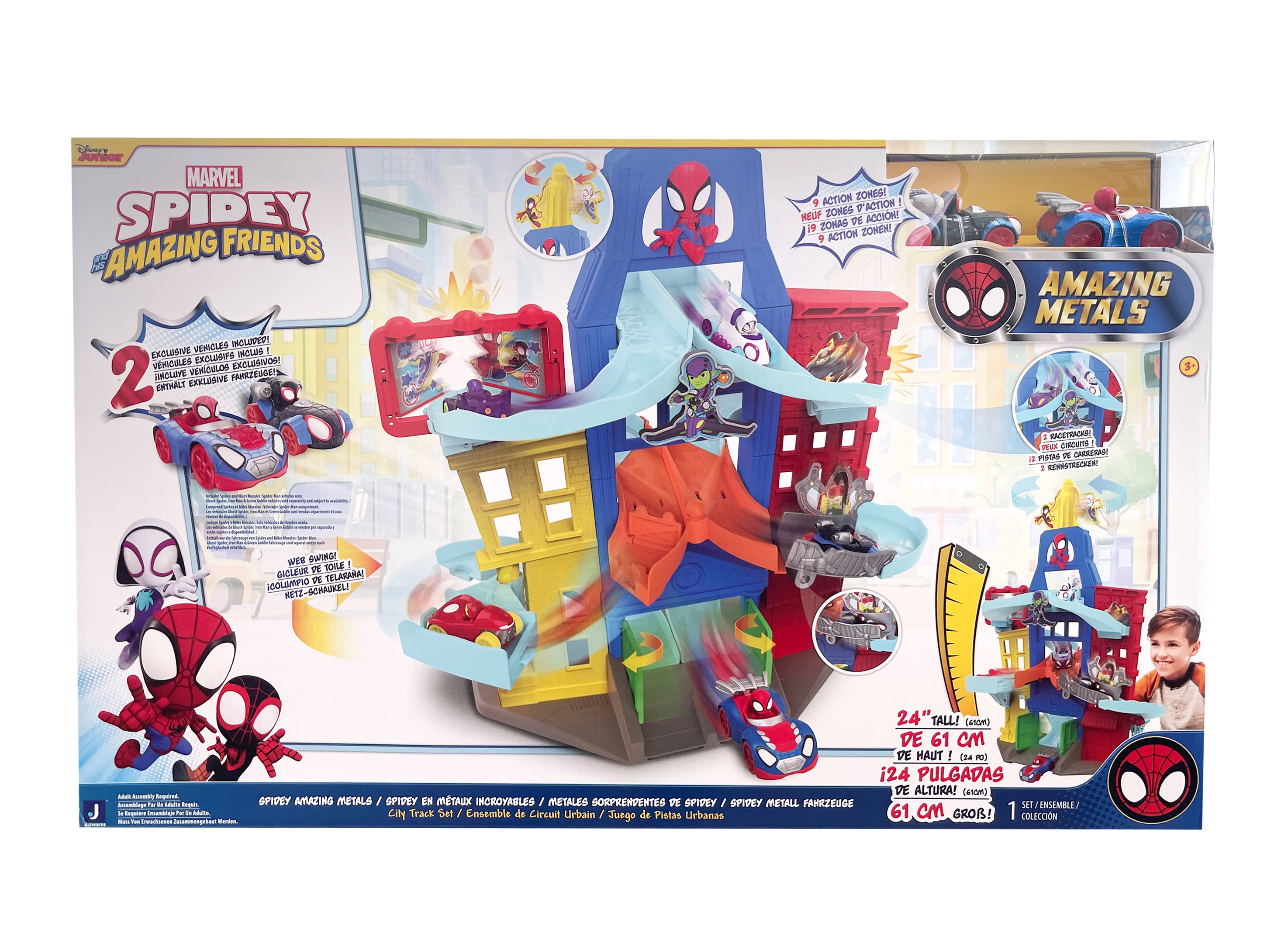 SPIDEY N FRIENDS CITY TRACK SET