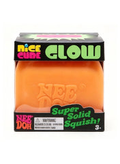 Nice Cube Super Solid Squish Squeeze Fidget Sensory Toy Orange
