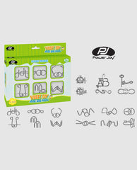 P.Joy Fidget Toy Metal Wire Puzzle 3Asst-FAMILY GAMES-P.JOY-