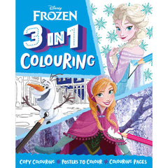 Disney Frozen: 3-In-1 Colouring-Disney-9781800222984