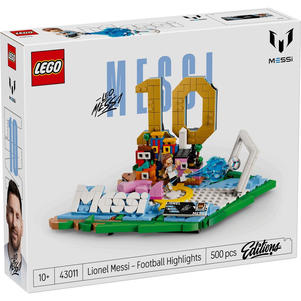 Lego Editions Lionel Messi 2026 with 500pcs 43011